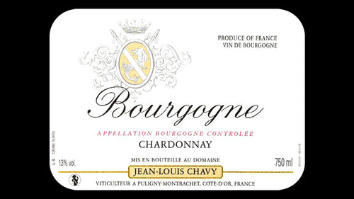 Bourgogne Chardonnay, Domaine Jean-Louis Chavy 2020