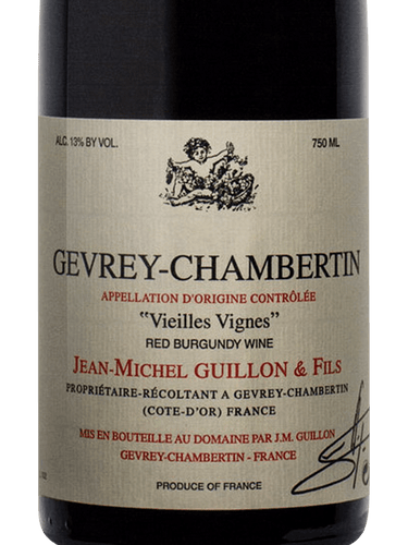 Gevrey-Chambertin Vieilles Vignes Jean-Michel Guillon & Fils 2016