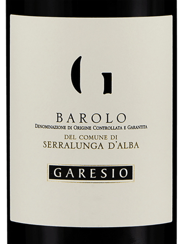 Barolo Serralunga d'Alba, Garesio 2017