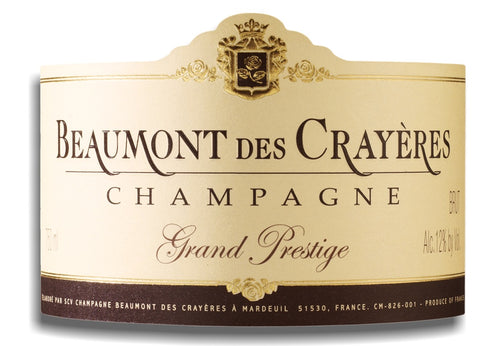 Beaumont des Crayères Champagne, Grande Réserve Brut NV HALF