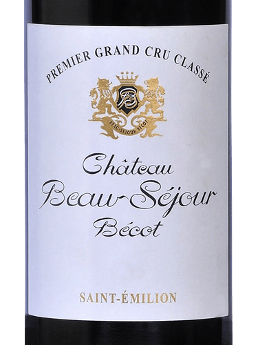 2010 Château Beau-Séjour Bécot, Saint-Émilion 1er Grand Cru Classé