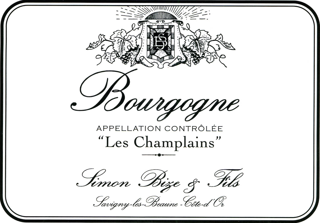 Bourgogne Blanc Les Champlains, Simon Bize & Fils 2020