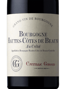 Bourgogne Hautes - Côtes de Beaune Rouge, Au Crêtot Camille Giroud 2018