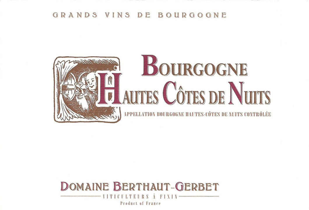 Bourgogne Hautes-Côtes de Nuits, Domaine Berthaut-Gerbet 2021