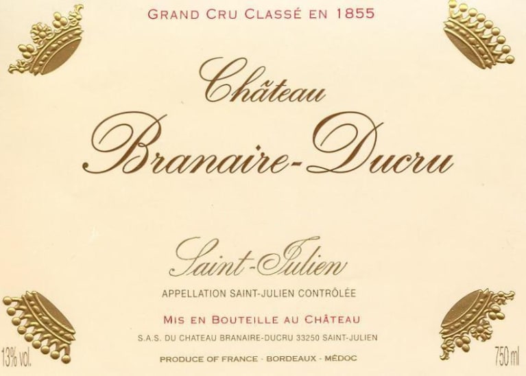 2000 Château Branaire - Ducru, Saint Julien Grand Cru Classé 1855