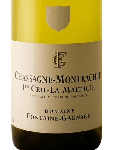 Chassagne Montrachet 1er Cru La Maltroie, Domaine Fontaine Gagnard 2017