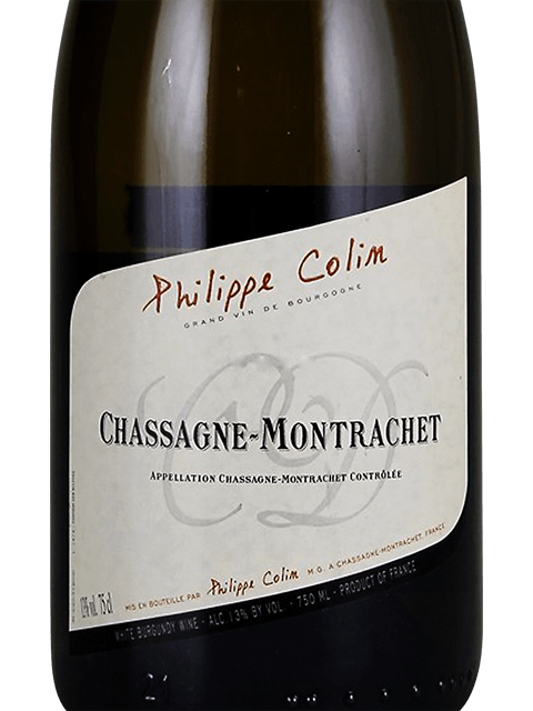 Chassagne Montrachet, Philippe Colin 2019