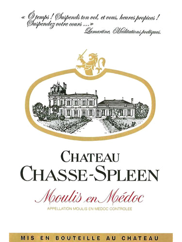 2013 Château Chasse-Spleen, Moulis en Médoc HALF