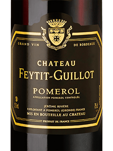 2017 Château Feytit-Guillot, Pomerol