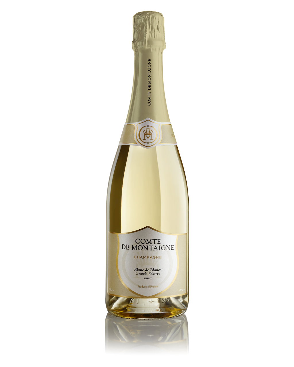 Comte de Montaigne Blanc de Blancs Grande Réserve, Champagne Brut NV