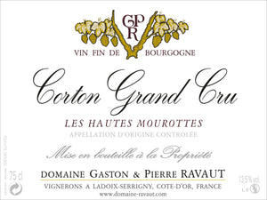 Corton Les Hautes - Mourottes Grand Cru, Domaine Pierre & Gaston Ravaut 2005