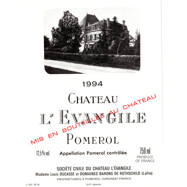 1994 Château L' Évangile, Pomerol
