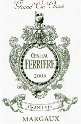 2005 Château Ferrière, Margaux Grand Cru Classé