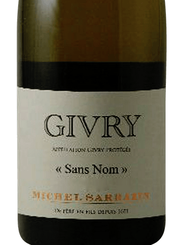 Givry Blanc Sans Nom, Michel Sarrazin 2022
