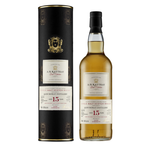 Glen Moray 15 Y.O. 2007 A.D. Rattray Cask Collection 59.6%