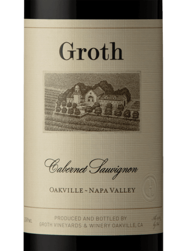 Groth Cabernet Sauvignon Oakville Napa Valley 2020