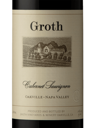 Groth Cabernet Sauvignon Oakville Napa Valley 2018