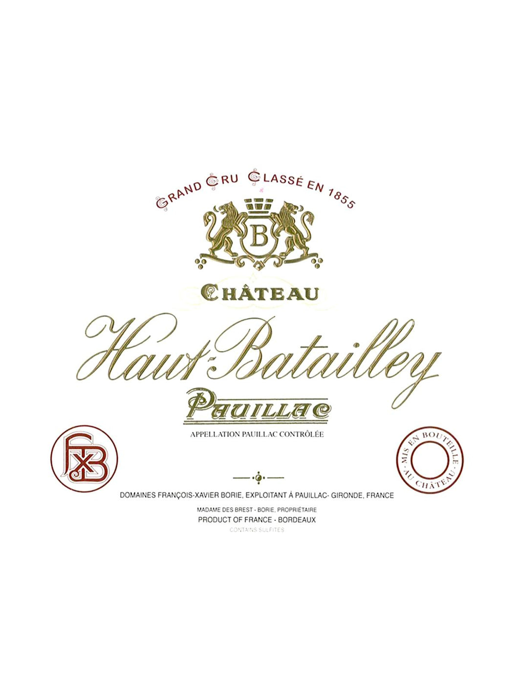 2003 Château Haut - Batailley, Pauillac Grand Cru Classé 1855