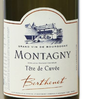 Montagny Tête de Cuvée, Domaine Berthenet 2020 MAGNUM