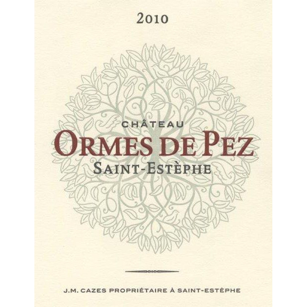 2010 Château Ormes de Pez, St-Estephe (Cru Bourgeois)