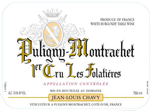 Puligny-Montrachet Les Folatières, Domaine Jean-Louis Chavy 2022