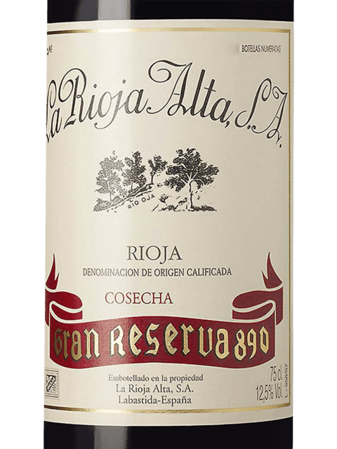 La Rioja Alta S.A. Gran Reserva 890 2005