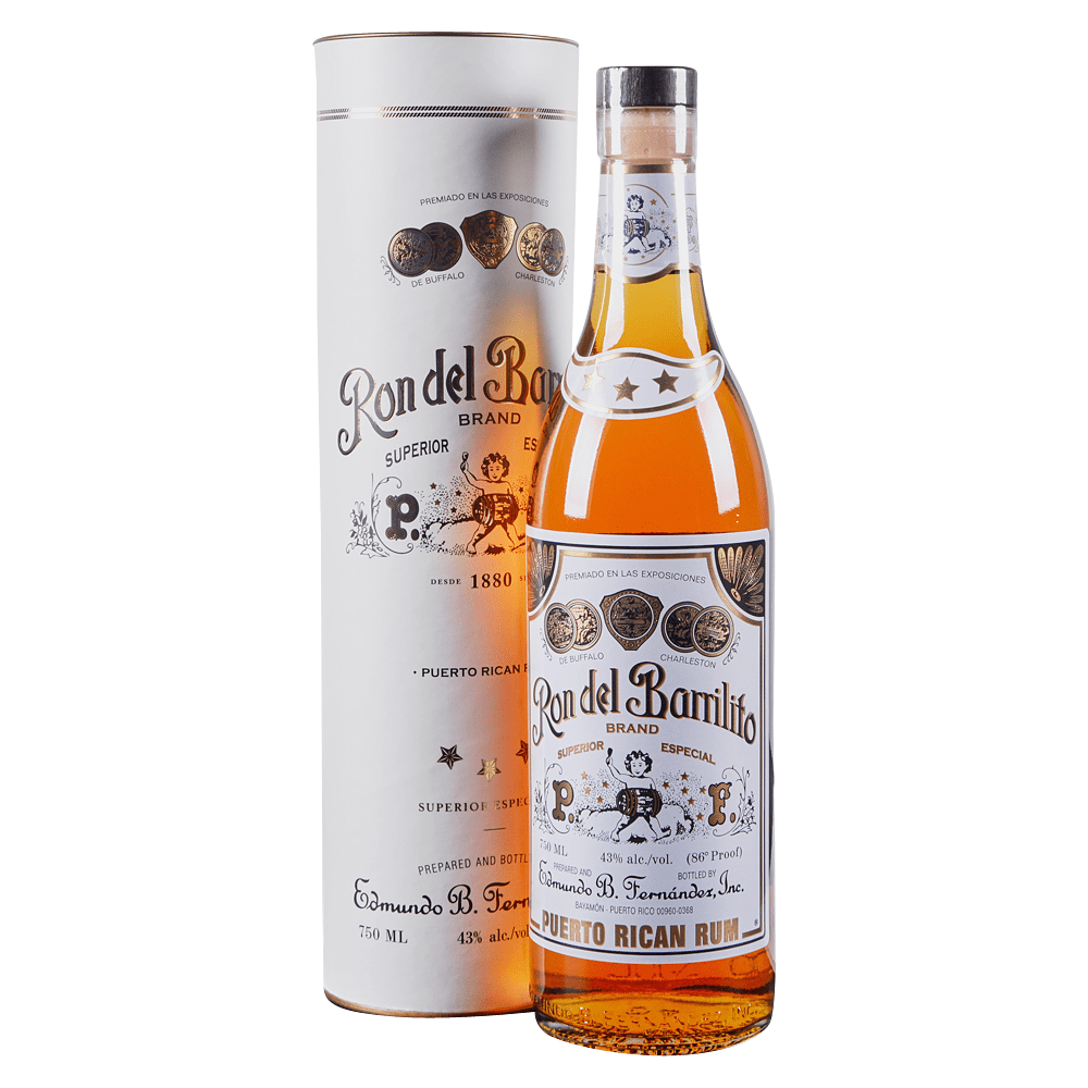 Ron del Barrilito, 3 Estrellas (Puerto Rican Rum) 43%