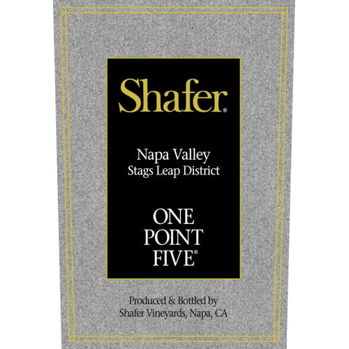 Shafer One Point Five Cabernet Sauvignon, Napa Valley Stags Leap District 2019