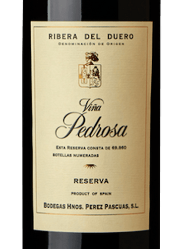 Viña Pedrosa Reserva, Ribera del Duero 2019