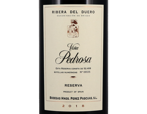 Viña Pedrosa Reserva, Ribera del Duero 2018