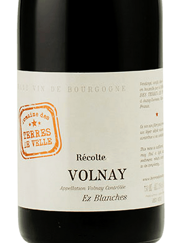 Volnay Ez Blanches, Domaine des Terres de Velle 2015