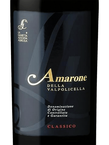 Amarone della Valpolicella Classico, La Giaretta Azienda Agricola 2017