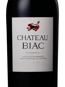 2014 Château Biac, Cadillac Côtes de Bordeaux