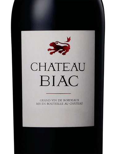 2014 Château Biac, Cadillac Côtes de Bordeaux