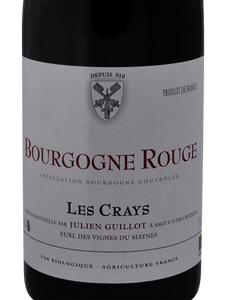 Bourgogne Rouge Les Crays, Vignes du Maynes 2018