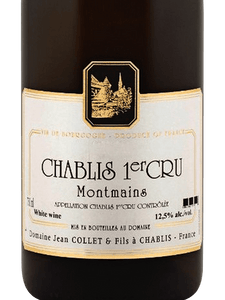 Chablis 1er Cru Montmains, Jean Collet & Fils 2022