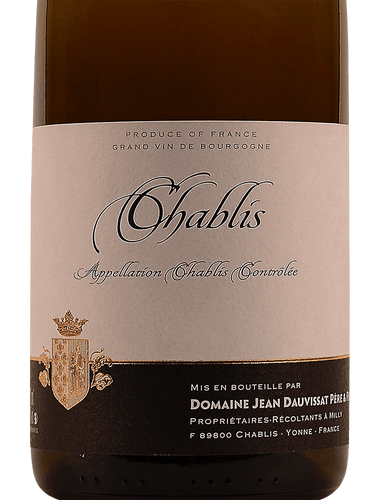 Chablis, Jean Dauvissat Père & Fils 2018