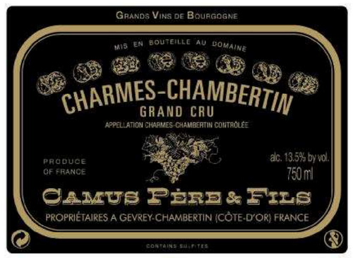 Charmes - Chambertin Grand Cru, Camus Père & Fils 2016