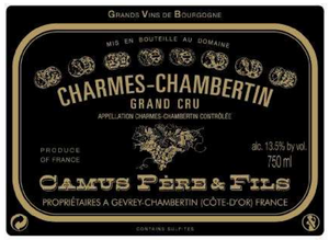 Charmes - Chambertin Grand Cru, Camus Père & Fils 2016