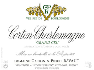 Corton - Charlemagne Grand Cru, Domaine Gaston & Pierre Ravaut 2020