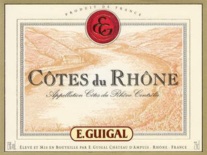 Côtes du Rhône Rouge, E. Guigal 2019 HALVES