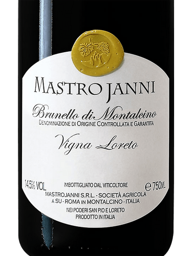 Mastro Janni Brunello di Montalcino Vigna Loreto 2016