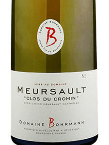 Meursault Clos du Cromin, Domaine Bohrmann 2015