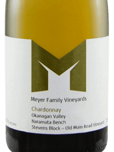 Meyer Family Vineyards Chardonnay Okanagan Valley Naramata Bench Stevens Block Old Main Road Vineyard 2020