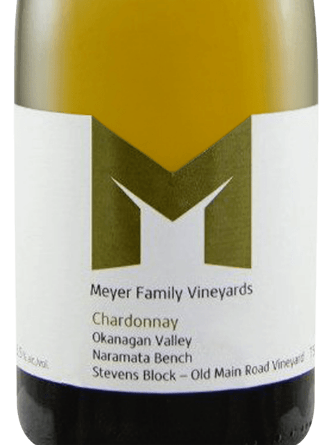 Meyer Family Vineyards Chardonnay Okanagan Valley Naramata Bench Stevens Block Old Main Road Vineyard 2020