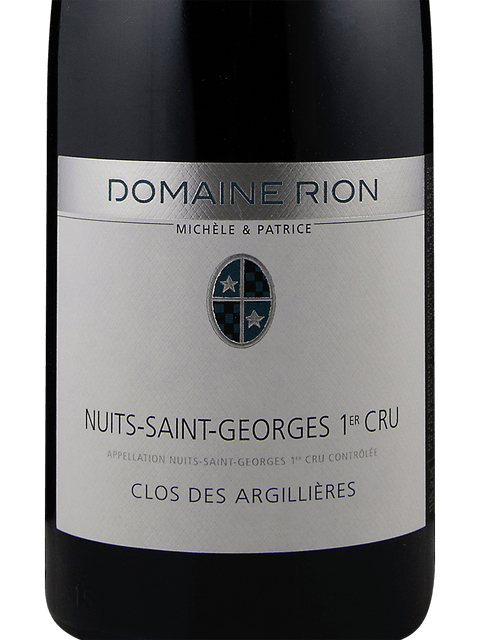 Nuits - Saint - Georges 1er Cru Clos des Argillières, Domaine Rion 2010