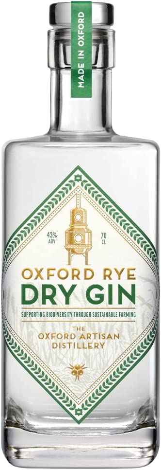 Oxford Rye Organic Gin, The Oxford Artisan Distillery 43%