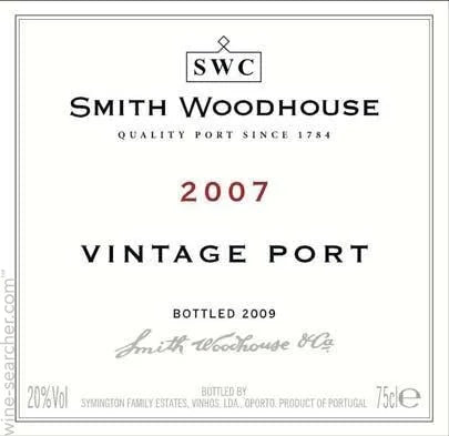 Smith Woodhouse, 2007 Vintage Port