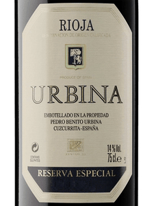 Urbina, Rioja Reserva Especial 2006
